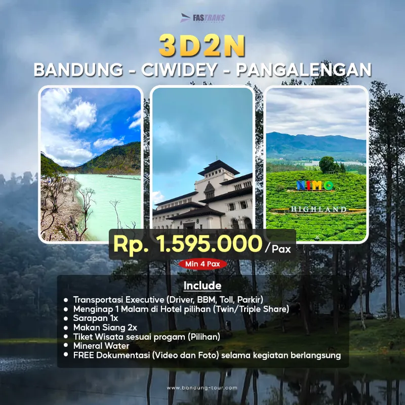 3D2N Bandung - Ciwidey - Pangalengan