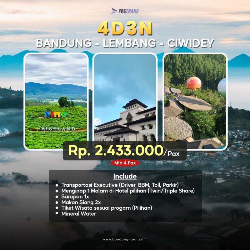 4D3N Bandung - Lembang - Ciwidey