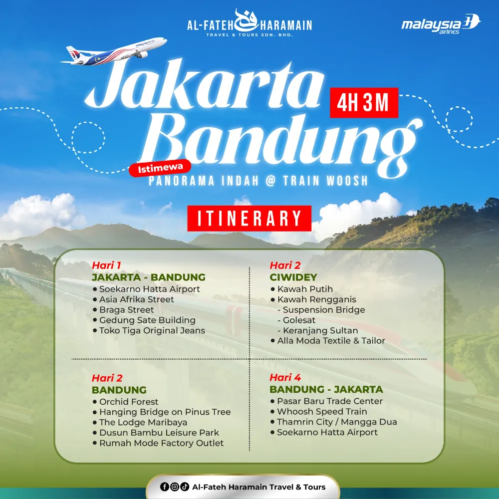 alfateh banner itinerary bandung