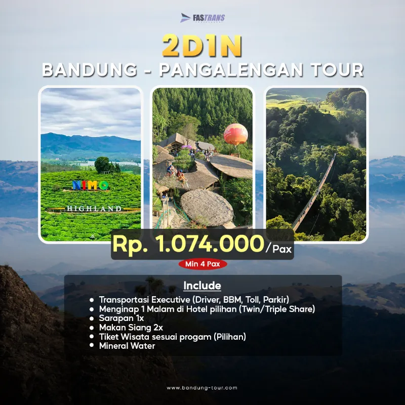 2D1N Tour Bandung - Pangalengan